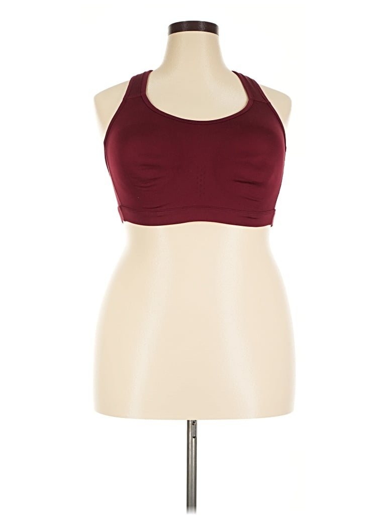 Pre-owned Avia Sports Bra In Burgundy