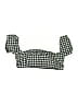 Missguided Checkered-gingham Black Swimsuit Top Size 1X - photo 1