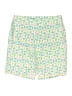Talbots Print Green Shorts Size 12 - photo 1