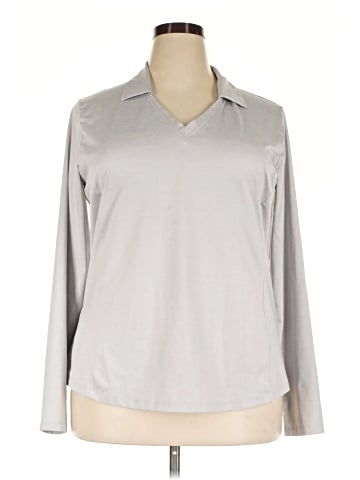 Lady Hagen Long Sleeve Polo (view 1)