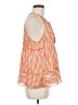 Miss Me 100% Polyester Orange Sleeveless Blouse Size M - photo 4