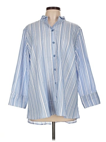 Joan Rivers Long Sleeve Button-Down Shirt (view 1)