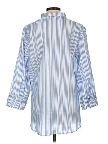Joan Rivers Long Sleeve Button-Down Shirt (view 2)