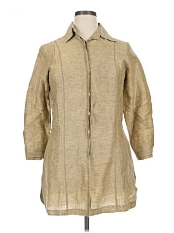Farinaz Taghavi 3/4 Sleeve Button-Down Shirt (view 1)