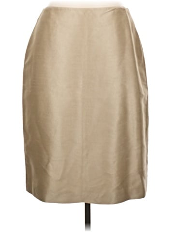 Linda Allard Ellen Tracy Silk Skirt (view 1)
