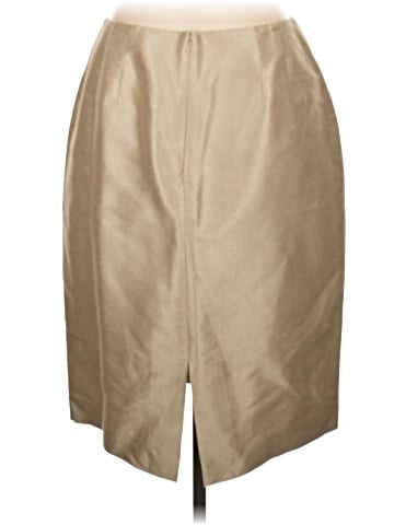 Linda Allard Ellen Tracy Silk Skirt (view 2)