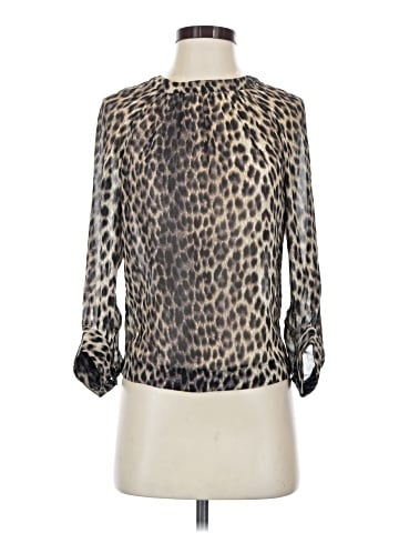 Topshop Long Sleeve Blouse (view 1)