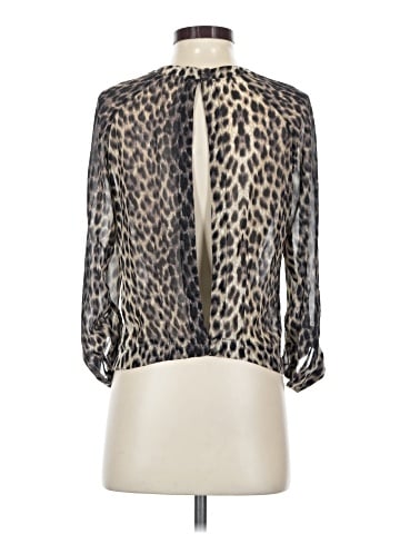 Topshop Long Sleeve Blouse (view 2)