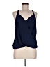 DAILYLOOK 100% Polyester Blue Sleeveless Blouse Size M - photo 1