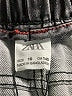 Zara Solid Black Gray Denim Shorts Size 10 - photo 3