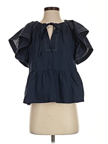 Joe's Jeans Short Sleeve Blouse (view 1)