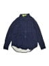 Gap Kids 100% Cotton Solid Blue Long Sleeve Button-Down Shirt Size 8 - photo 1