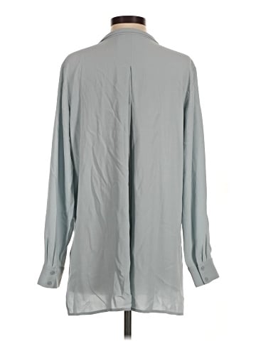 Eileen Fisher Long Sleeve Silk Top (view 2)