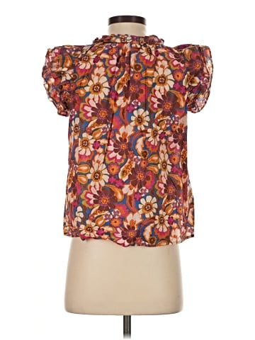 Olivaceous Short Sleeve Blouse (view 2)