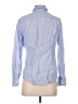 J.Crew 100% Linen Blue Long Sleeve Button-Down Shirt Size 2 - photo 2