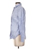 J.Crew 100% Linen Blue Long Sleeve Button-Down Shirt Size 2 - photo 5