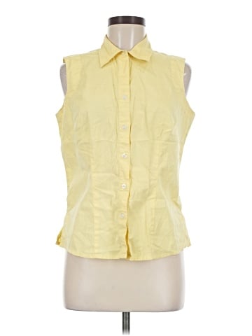 St. John's Bay Sleeveless Button-Down Shirt (view 1)