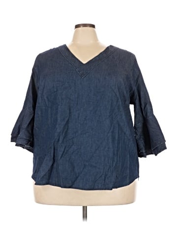 Philosophy Republic Clothing 3/4 Sleeve Blouse (view 1)