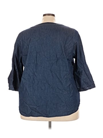 Philosophy Republic Clothing 3/4 Sleeve Blouse (view 2)