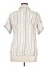Eddie Bauer Stripes Ivory Short Sleeve Blouse Size XL (tall) - photo 2