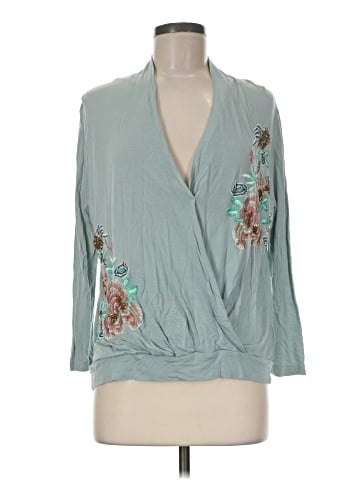 Akemi + Kin 3/4 Sleeve Blouse (view 1)