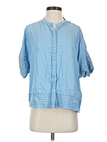 Nicole Miller 3/4 Sleeve Button-Down Shirt (view 1)