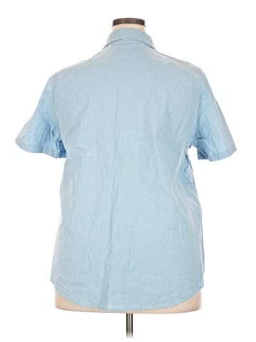 Unbranded Short Sleeve Button-Down Shirt (view 2)