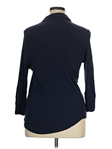 Verve Ami 3/4 Sleeve Button-Down Shirt (view 2)