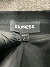 Express 100% Polyester Solid Black Blazer Size S - photo 6
