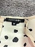 Papermoon 100% Polyester Animal Print Ivory Long Sleeve Blouse Size M - photo 7