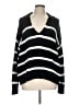 Old Navy 100% Cotton Stripes Black Pullover Sweater Size L (tall) - photo 1