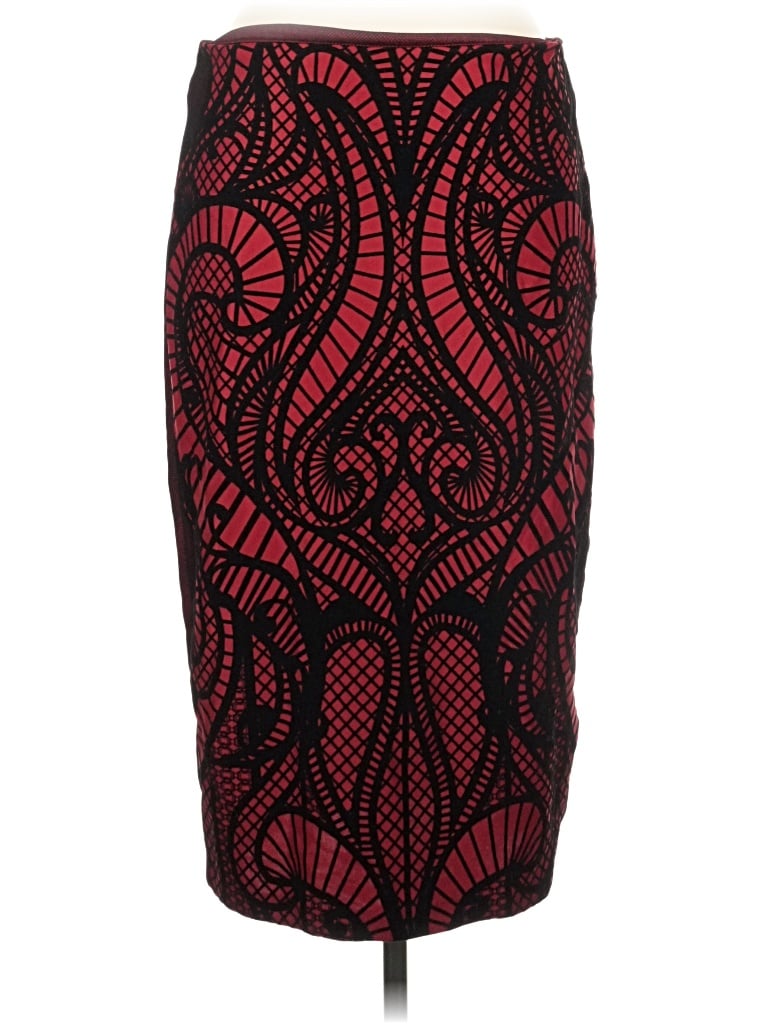 Pre-owned Eci Formal Skirt In Red