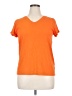 Max Studio Orange Short Sleeve T-Shirt Size XL - photo 1