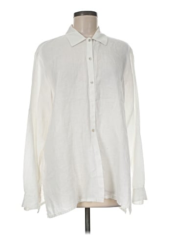 Eileen Fisher Long Sleeve Button-Down Shirt (view 1)