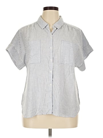 Caslon Short Sleeve Blouse (view 1)