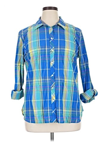 Talbots Outlet 3/4 Sleeve Button-Down Shirt (view 1)