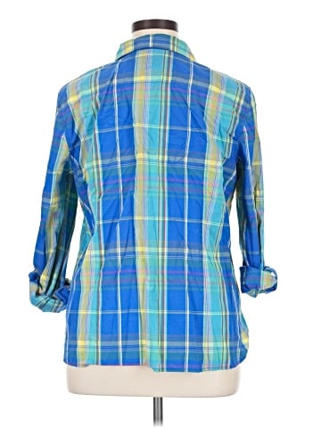 Talbots Outlet 3/4 Sleeve Button-Down Shirt (view 2)
