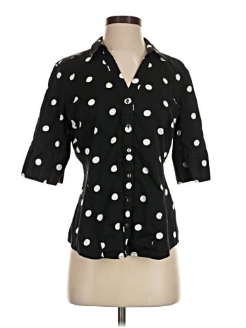 7th Avenue Design Studio New York & Company 3/4 Sleeve Button-Down Shirt (view 1)