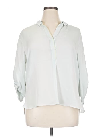 Elie Tahari 3/4 Sleeve Silk Top (view 1)