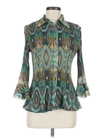 Essentials by Milano 3/4 Sleeve Blouse (view 1)