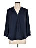 Vince Camuto 100% Polyester Blue 3/4 Sleeve Blouse Size L - photo 1