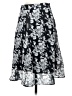 Lapis 100% Polyester Graphic Silver Casual Skirt Size S - photo 2