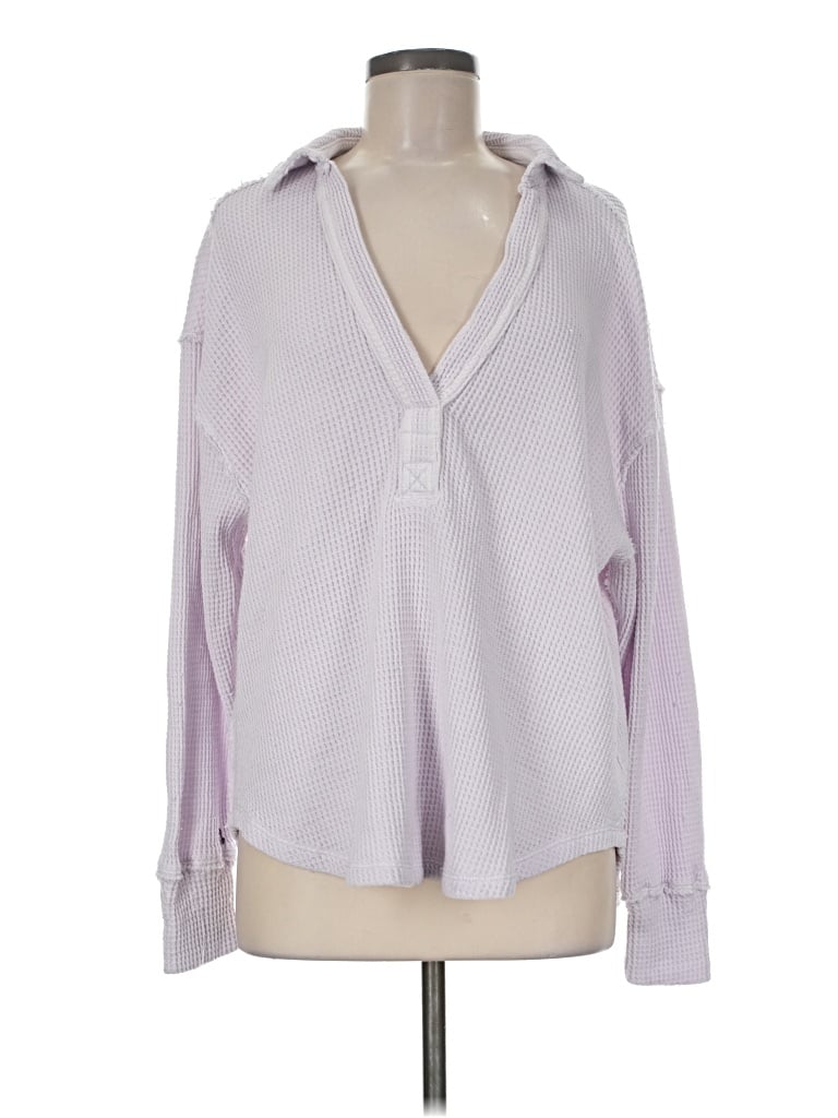 Pre-owned Aerie Pullover Sweater In Purple
