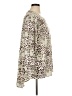 Cato Animal Print Ivory Long Sleeve Blouse Size XL - photo 4