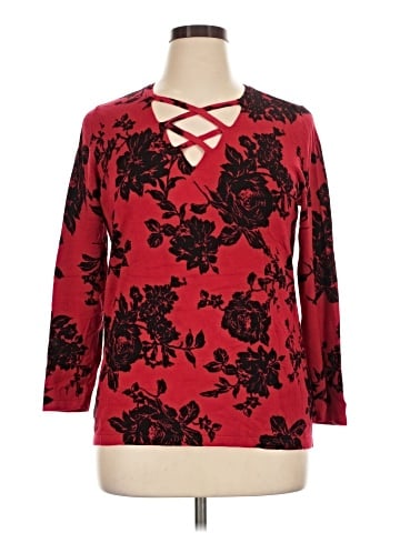 Roz & Ali Pullover Sweater (view 1)