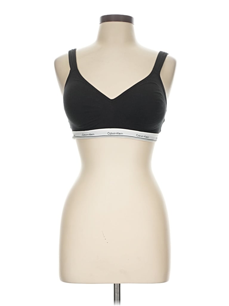 Pre-owned Calvin Klein Sports Bra In Black