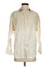 J.Crew 100% Linen Ivory Long Sleeve Button-Down Shirt Size 4 - photo 1