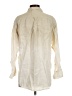 J.Crew 100% Linen Ivory Long Sleeve Button-Down Shirt Size 4 - photo 2