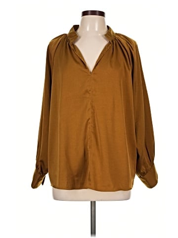Mustard Seed Long Sleeve Blouse (view 1)