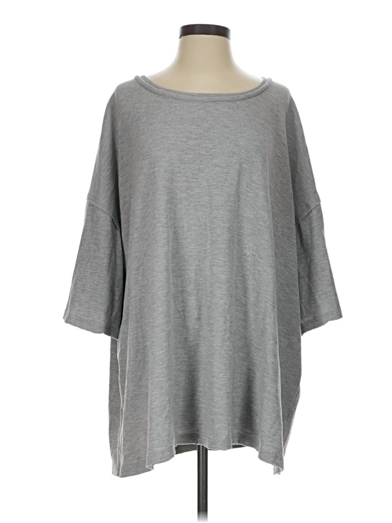 Pre-owned Pol Poncho In Gray